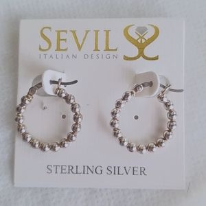 Sterling Silver Hoop Earrings